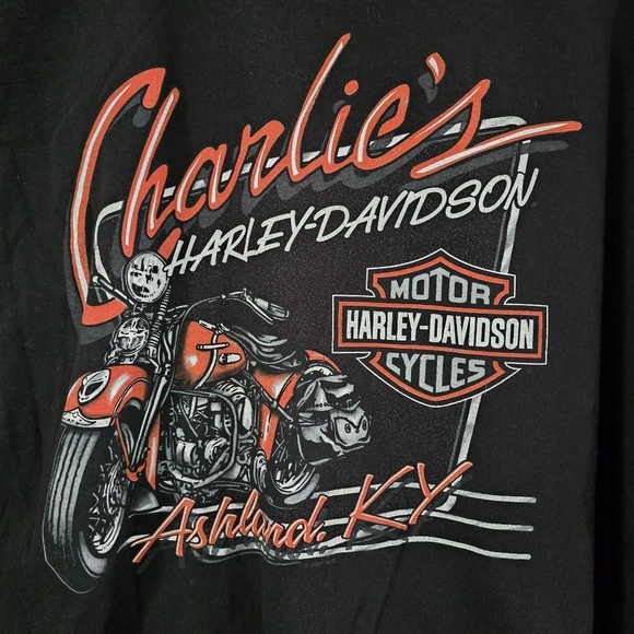 2007 Harley Davidson T-Shirt - Old Dudes Ride Harleys - *Ashley, KY* (Back side) - Picture 9 of 9